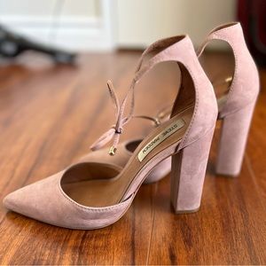 Steve Madden blush block heels